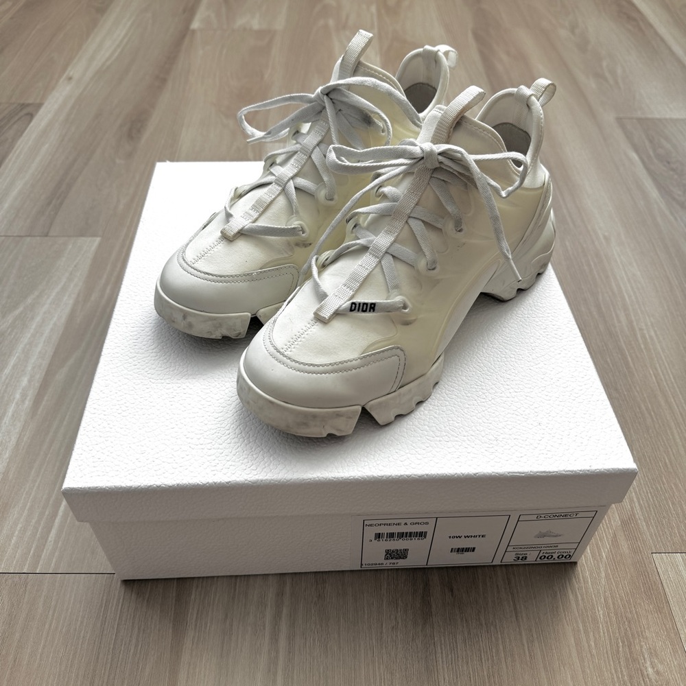 Christian Dior D-Connect Sneaker White Neoprene